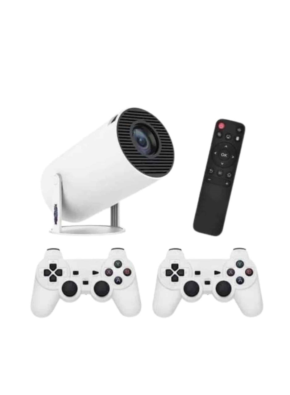 4K Wireless Çift Kollu Kumandalı Oyun Projeksiyonu Retro Video Oyunu