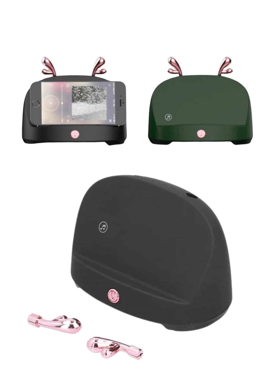 Telefon Tutucu Bluetooth Hoparlör Geyikli Renkli Uzun Ömürlü