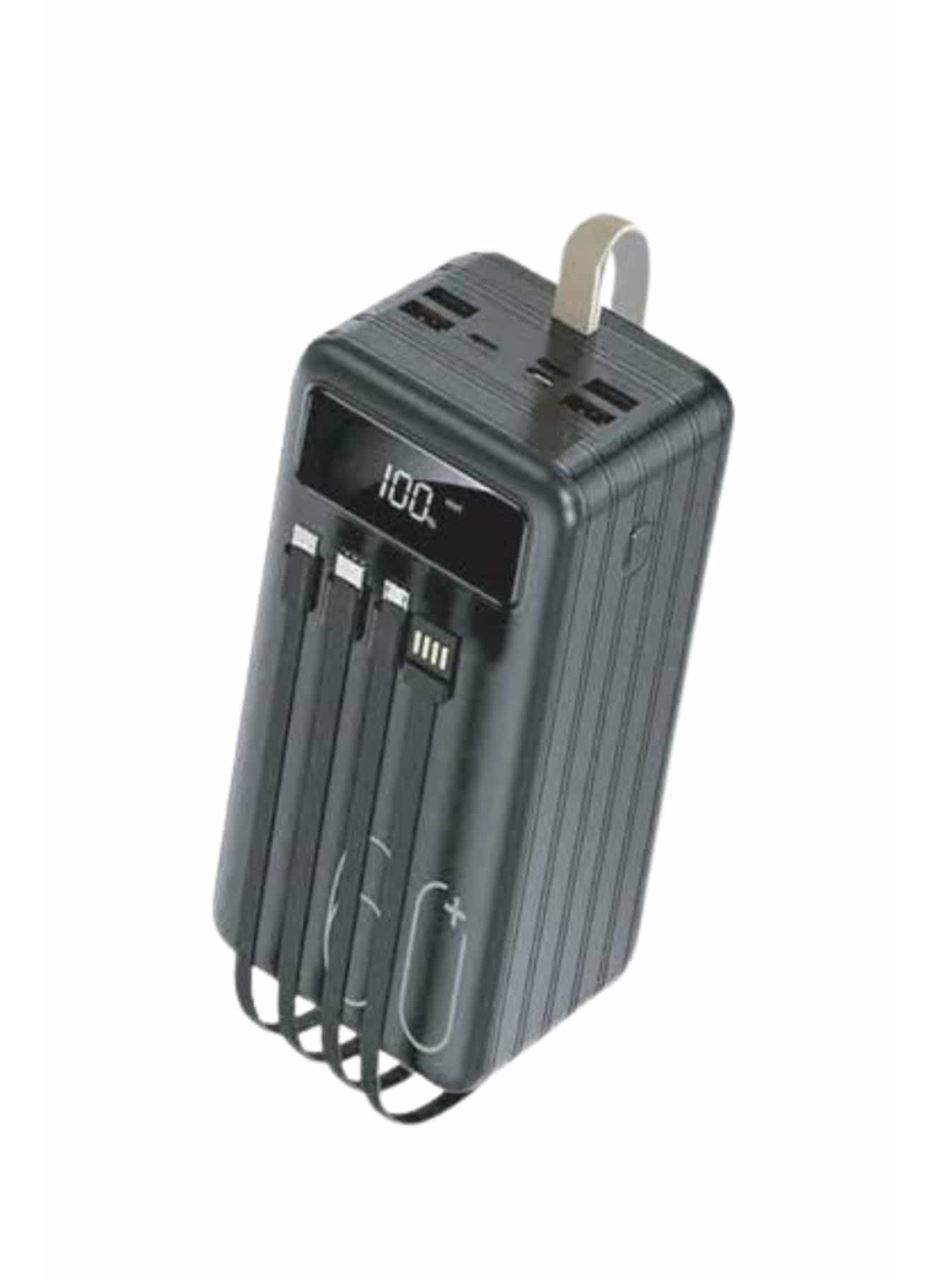 Powerbank 60.000 Mah Taşınabilir Şarj Hızlı El Fenerli Dijital Göstergeli