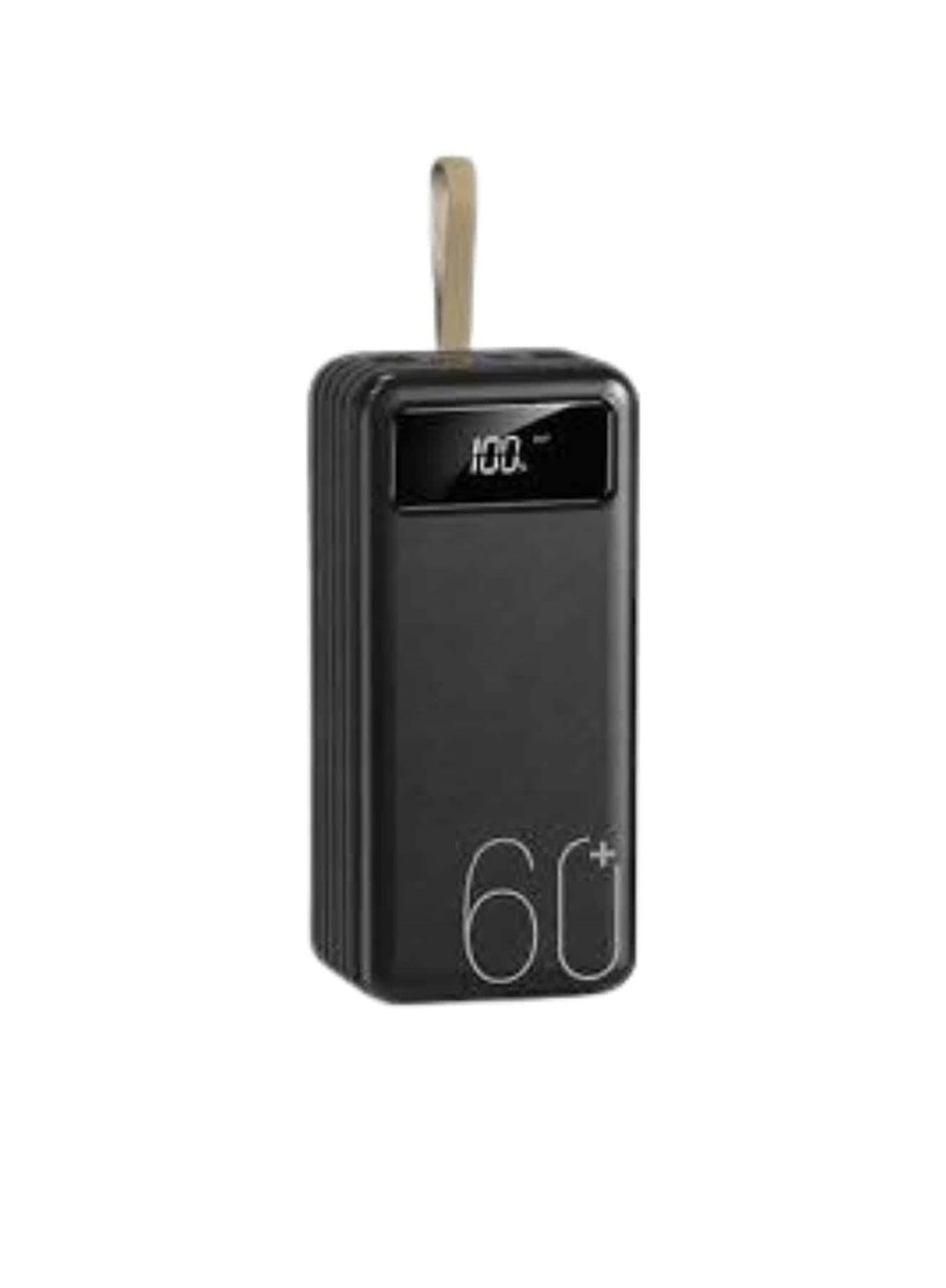 Powerbank 60.000 Mah Taşınabilir Şarj Hızlı El Fenerli Dijital Göstergeli
