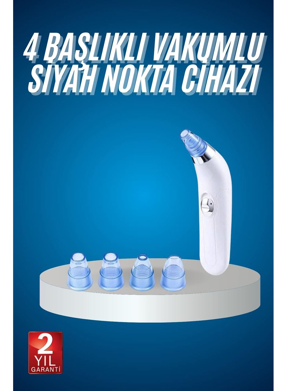 4 Başlıklı Vakumlu Siyah Nokta Ve Yüz Temizleme Cihazı - Lisinya