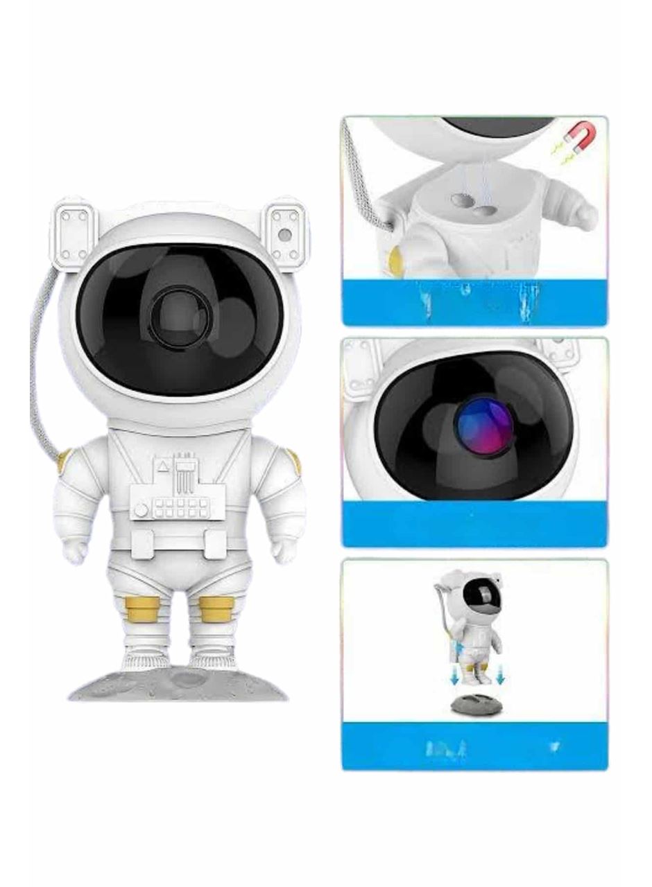 Gece Lambası Astronot Bluetooth Hoparlörlü Galaksi Işık Projektörü