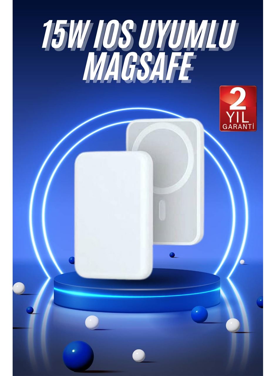 Magsafe Battery Pack Powerbank Kablosuz Şarj 5.000 mah