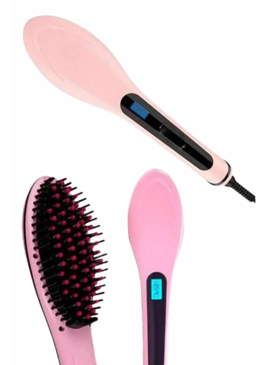 Saç Düzleştirici Tarak Dijital Göstergeli Seramik Kaplama Sıkı Dişli