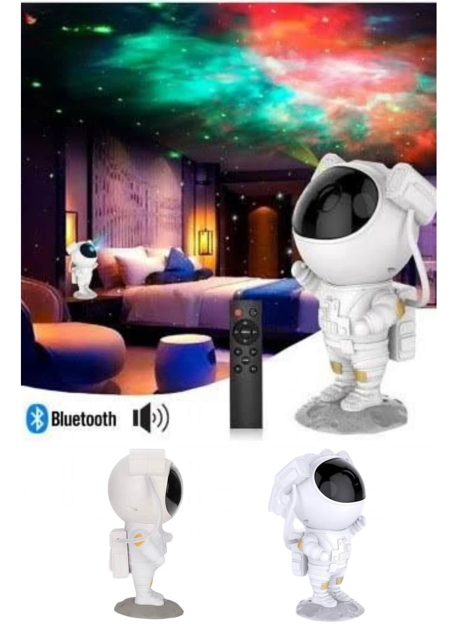 Projeksiyon Astronot Lamba Speaker Sevimli Astronot Bluetooth Hoparlör