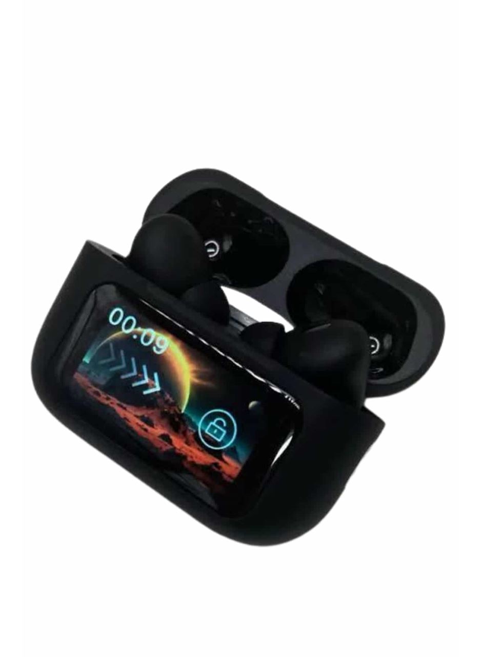 Kulak İçi Bluetooth Kulaklık Ekranlı Müzik Dinleme Çağrı Cevaplama Siyah