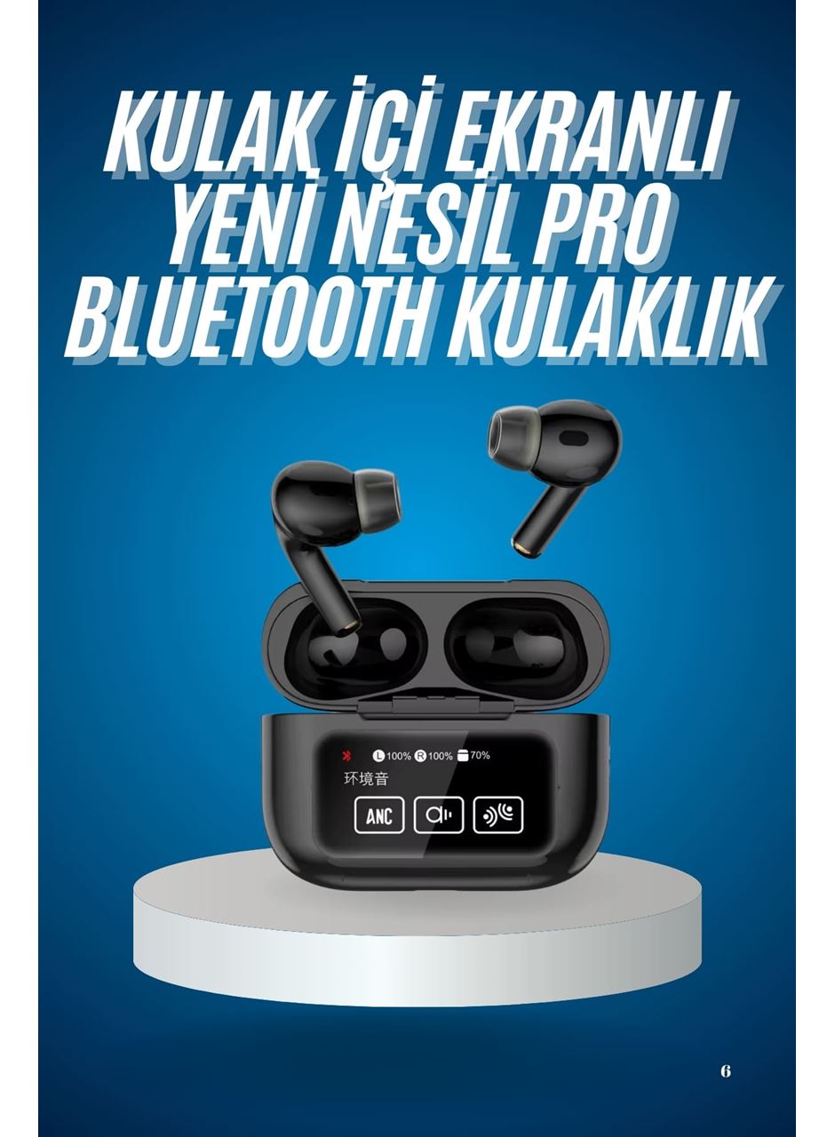 2025 Model Bluetooth Kulaklık Dokunmatik Ekran Yüksek Ses Kalitesi