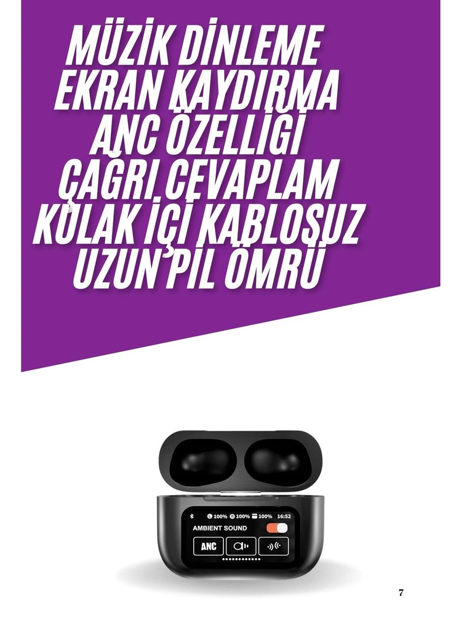 2025 Model Bluetooth Kulaklık Dokunmatik Ekran Yüksek Ses Kalitesi