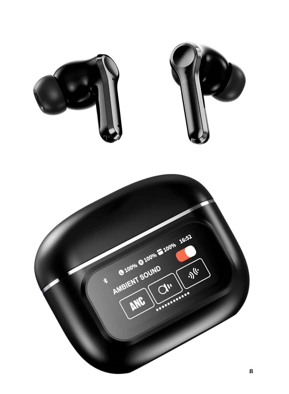 2025 Model Bluetooth Kulaklık Dokunmatik Ekran Yüksek Ses Kalitesi