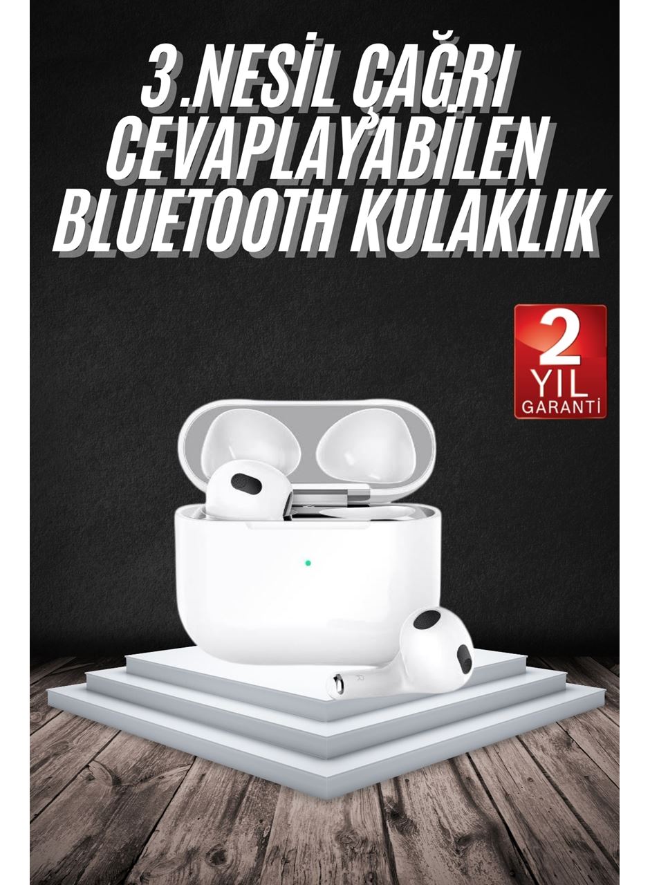 Bluetooth Kulaklık 3. Nesil Ios Android Uyumlu Yeni Nesil Wireless Charge