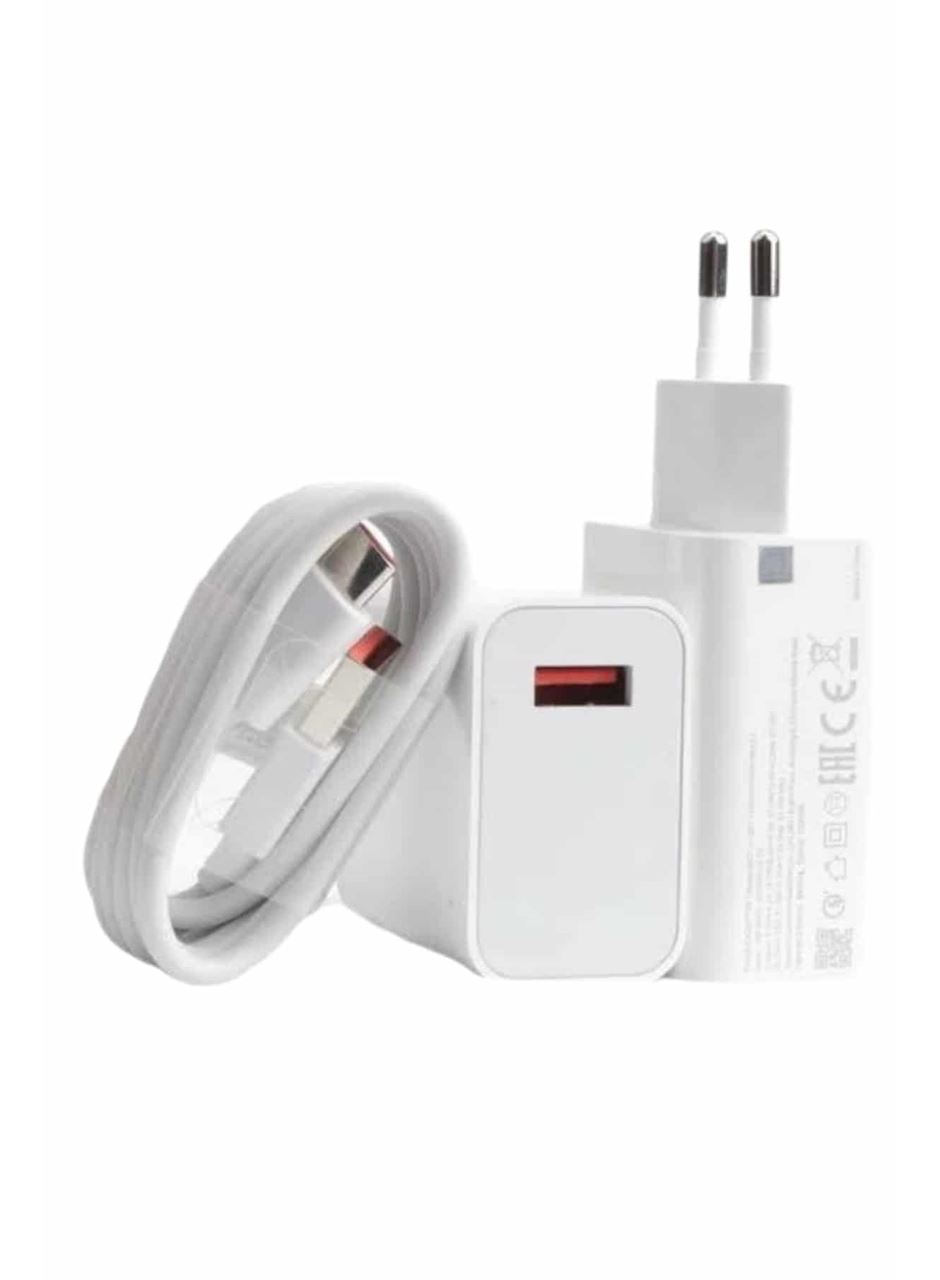 Beyaz Ultra Plus Hızlı Şarj Seti Şarj Adaptörü ve Kablosu 67W