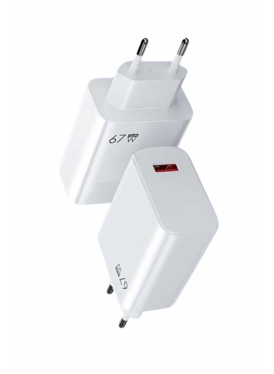 67W Hızlı Şarj Yüksek Voltaj Korumalı Type C Şarj Adaptörü