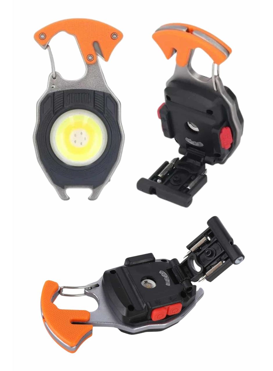 Çok İşlevli Acil Durum Işığı USB Şarjlı Cep Feneri 7 Farklı Mod