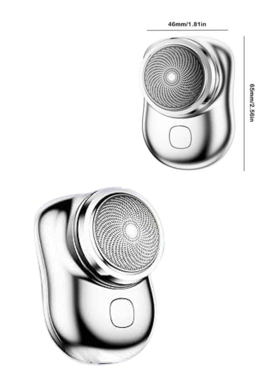 Kablosuz Tıraş Makinesi Günlük Hızlı Taşınabilir Şarjlı Yuvarlak Paslanmaz Çelik