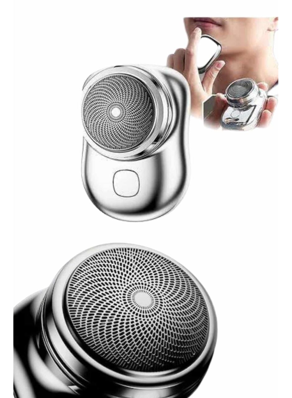 Elektrikli Mini Tıraş Makinesi,Taşınabilir USB Şarjlı Kablosuz Tıraş Makinesi