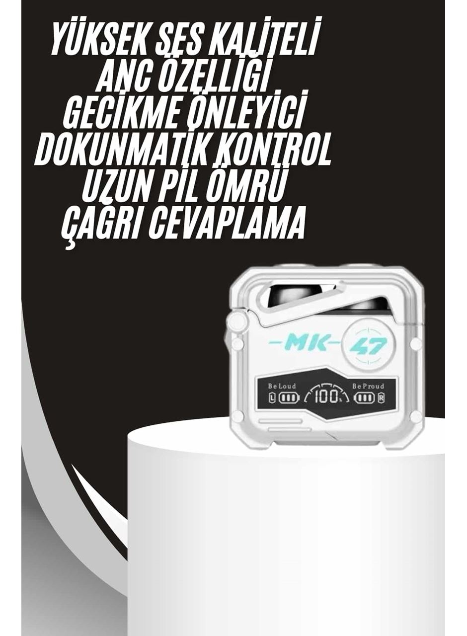 Gecikme Önleyici Oyuncu Kulaklığı Bluetooth Bağlantılı ANC Özelliği 5.0 Bluetooth