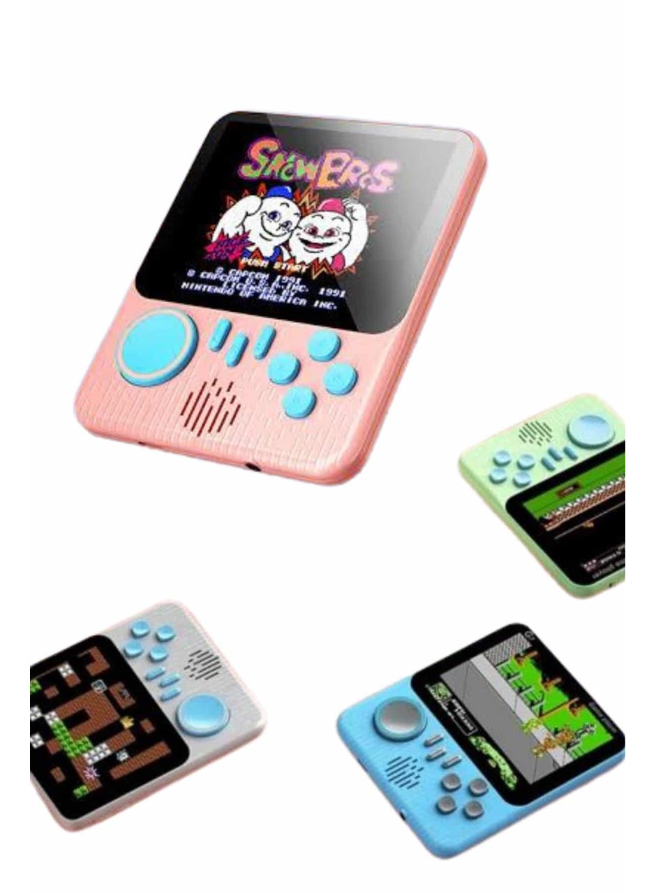 3.5 İnç Mini Atari Taşınabilir Oyun Konsolu 666 Adet Retro Oyun