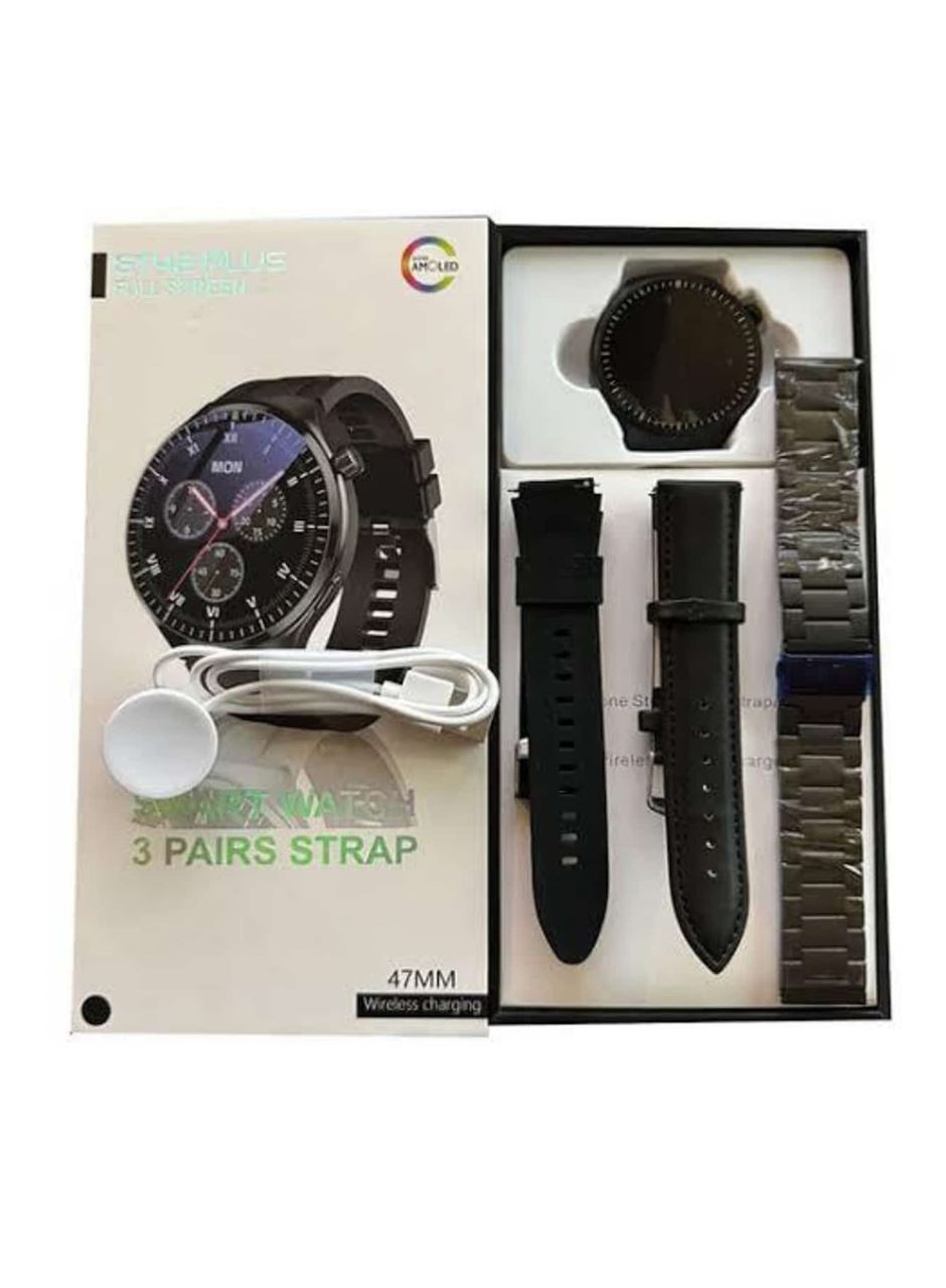 Akıllı Saat Yeni Nesil Üç Kordonlu Nabız Ölçer Çağrı Cevaplama