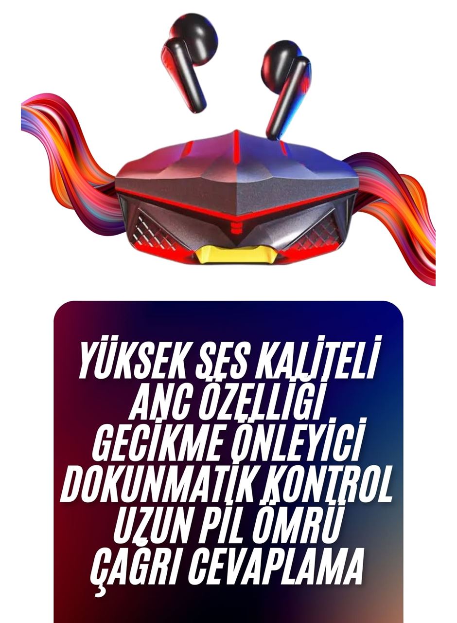 Bluetooth Kulaklık HD Ses Kaliteli Işıklı Metal Kasa Ios Android Uyumlu Mikrofonlu