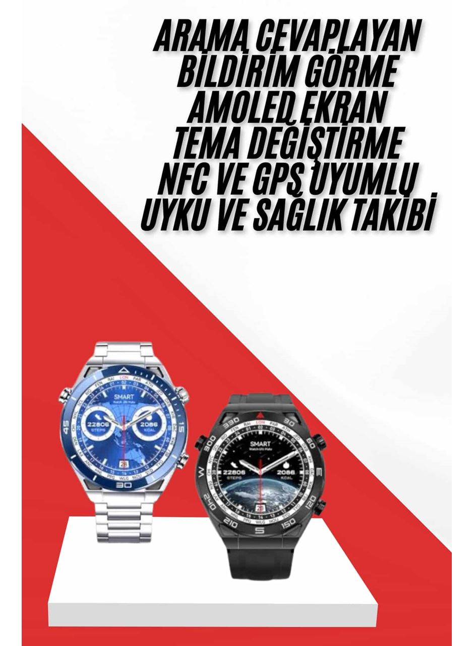 Akıllı Saat 1.62 İnç Ultimate Nabız Sensörlü Sesli Görüşme Yapabilen