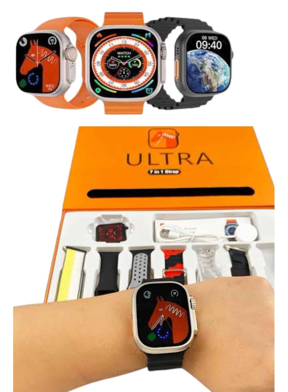 Unısex 7 Kordonlu Çok Fonksiyonlu Nabız Ölçer Uyku ve Sağlık Takibi