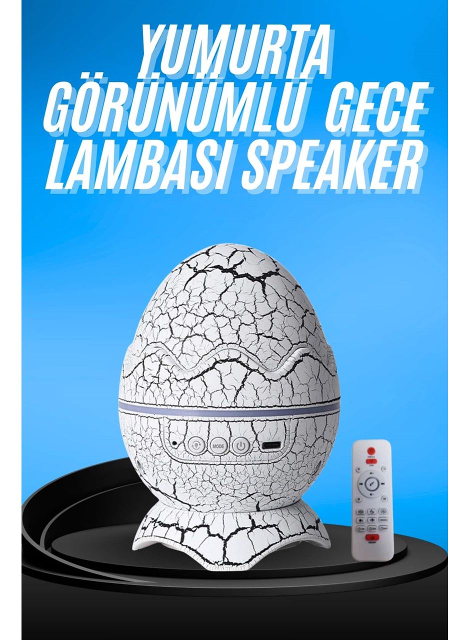 Gece Lambası Yumurta Işık Speaker Yeni Nesil Dinozor Yumurtası Görünümlü