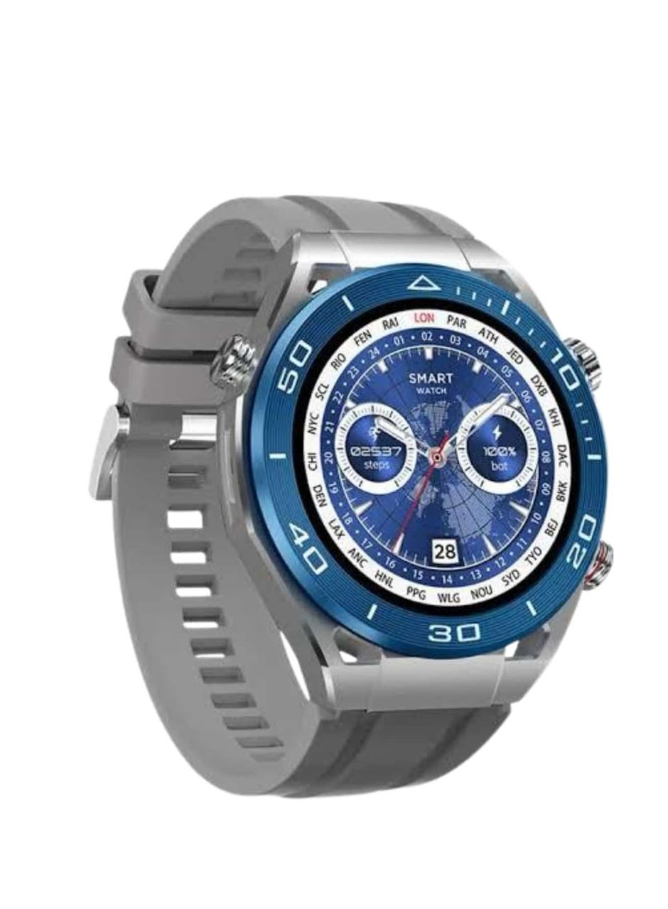 Akıllı Saat Çelik Kordonlu Amoled Ekran Android ve İOS Uyumlu Çağrı Cevaplayabilen