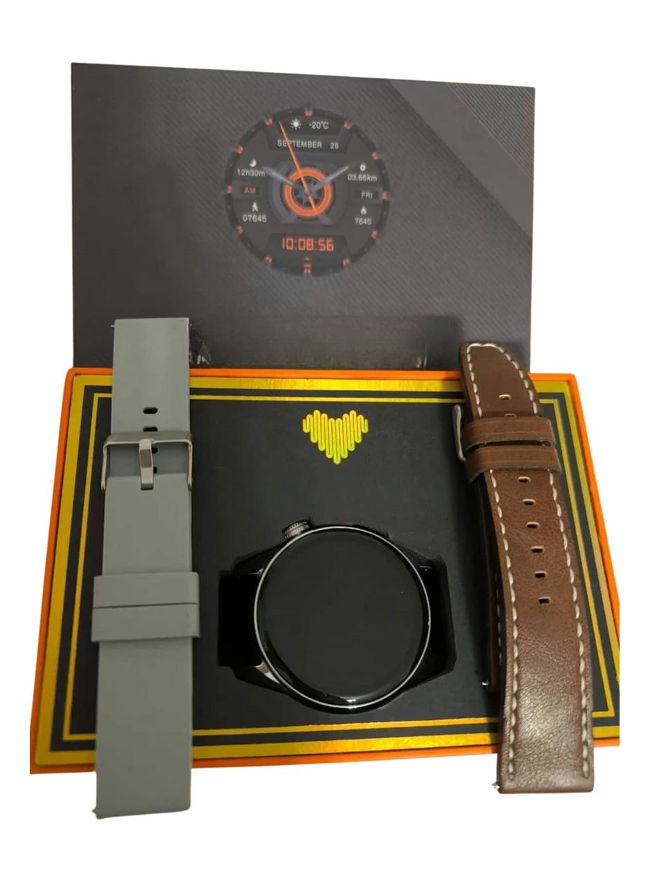 Yuvarlak Kasa 46mm Akıllı Saat Android Ve IOS Uyumlu Uyku ve Sağlık Takibi