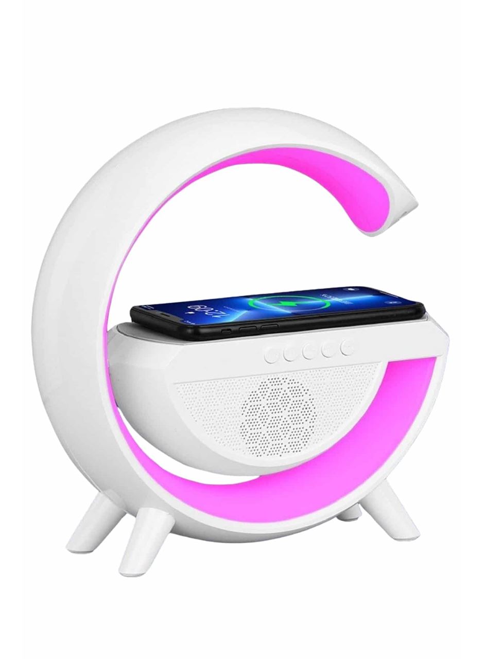 Bluetooth Hoparlör G Şekli Atmosfer Akıllı Rgb Lamba Wireless Kablosuz Şarj