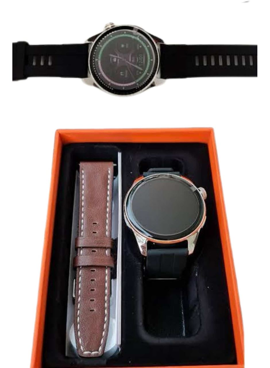 Akıllı Saat 1.5 Inç Amoled Ekran Çift Kordonlu GPS NFC Uyumlu