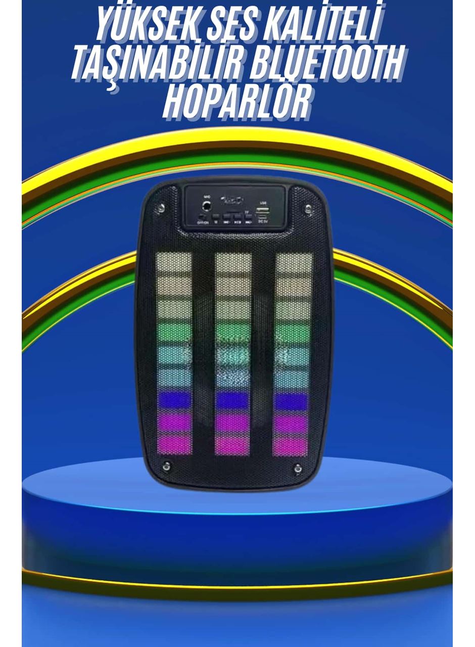 Kablosuz Hoparlör İOS ve Android Uyumlu Şarjlı SD Kart Girişli Bluetooth Hoparlör