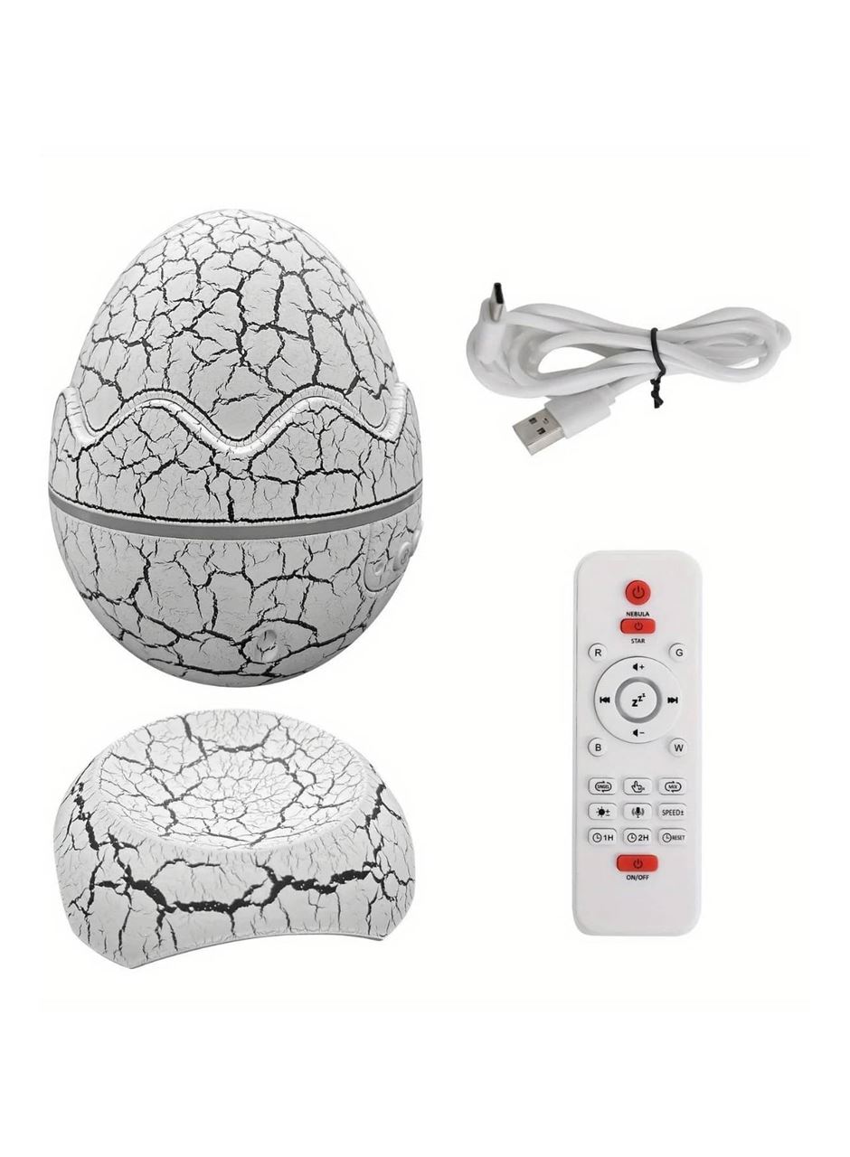 Yumurta Görünümlü Masa ve Gece Lambası Renk Değiştirebilen Projektör