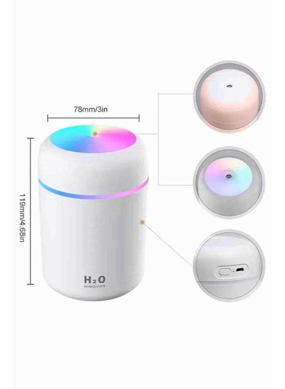 Hava Nemlendirici Buhar Makinesi Led Işıklı USB Dekoratif Nemlendirici