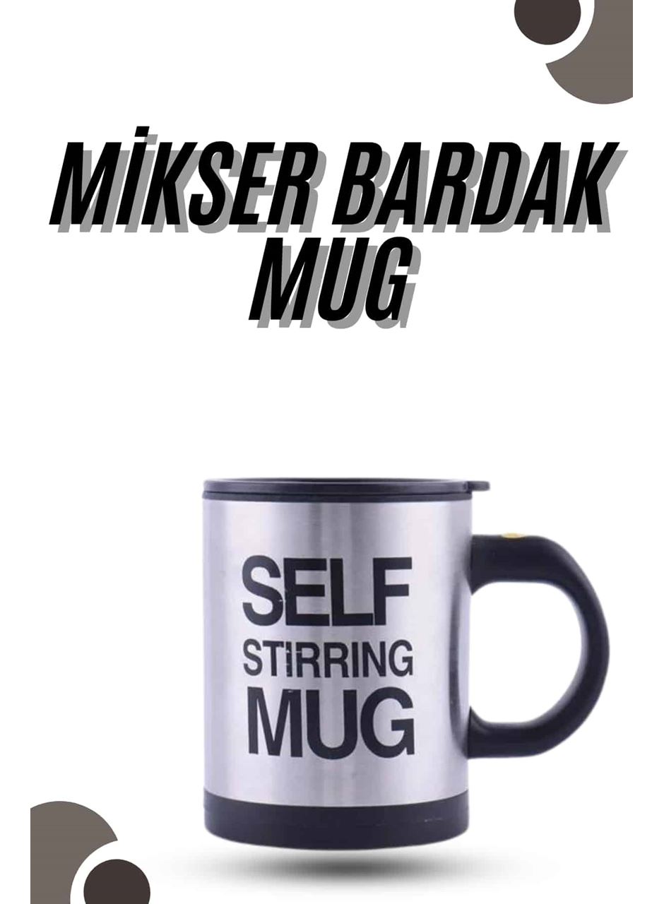 Karıştırıcı Özellikli Mikser Kupa Bardak Kompakt Taşınabilir Mug