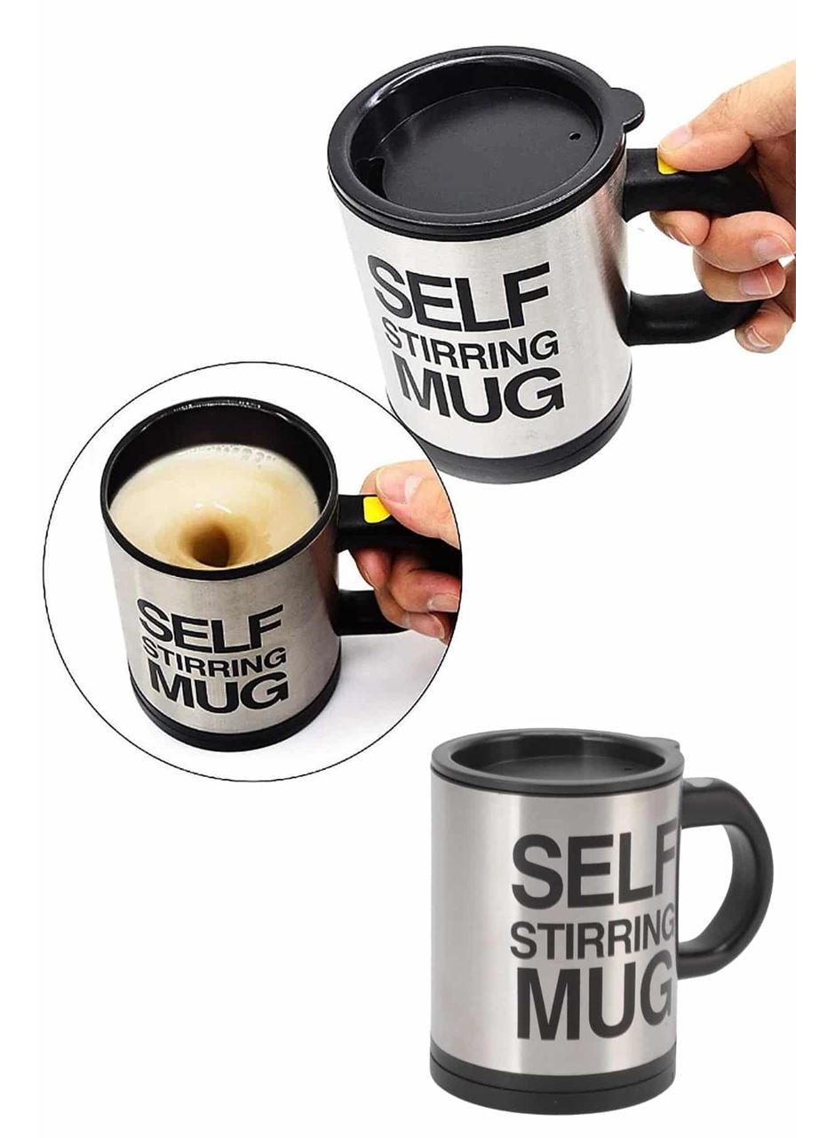 Karıştırıcı Özellikli Mikser Kupa Bardak Kompakt Taşınabilir Mug