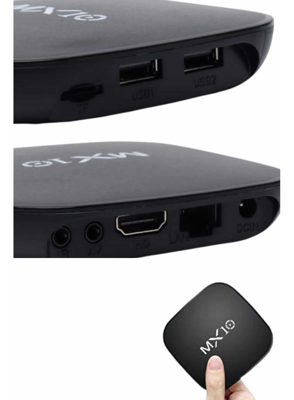 2.4G Wifi Tv Box Medya Oynatıcı TV Uyumlu MX Box Kutusu Android TV