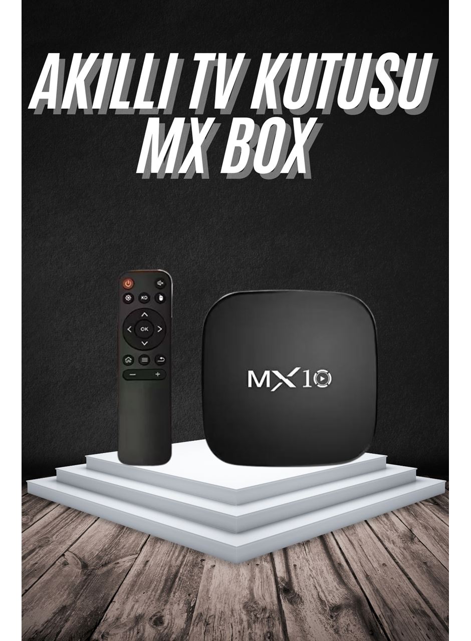 Akıllı TV kutusu Mx Box Android 7.1 TV kutusu 2.4G Wifi
