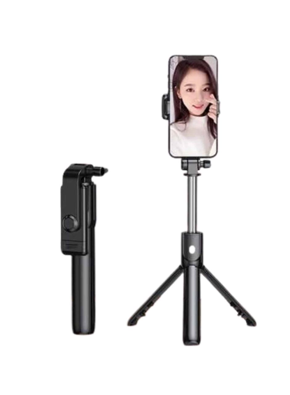 Selfie Çubuğu Tripod Bluetooth Kumandalı Selfie Çubuğu Telefon Tutucu