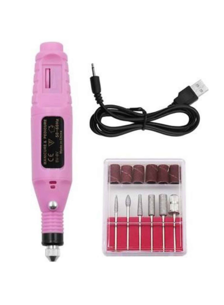 Profesyonel Manikür Pedikür Seti Törpü Makinesi Protez Tırnak Çıkarma