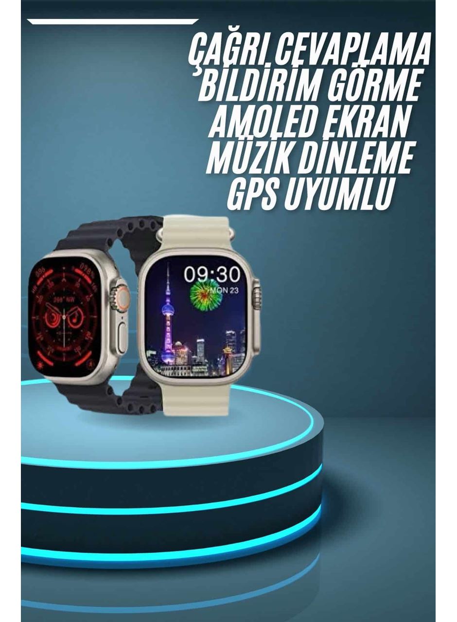 Akıllı Saat Çok Fonksiyonlu Uzun Pil Ömürlü Çağrı Cevaplayabilen Kol Saati
