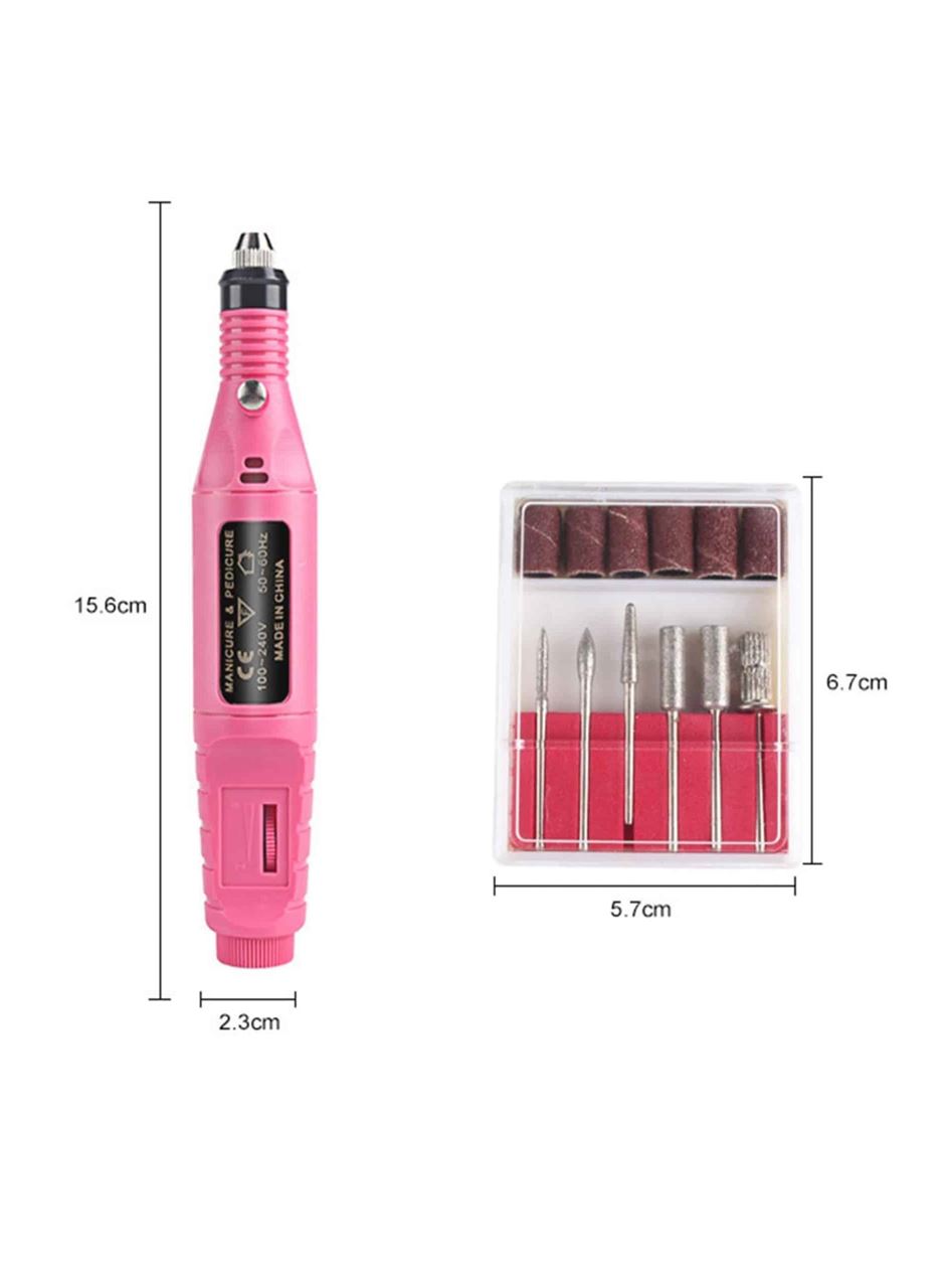 Elektrikli Profesyonel Manikür Pedikür Seti Değiştirilebilir Başlık Seçeneği