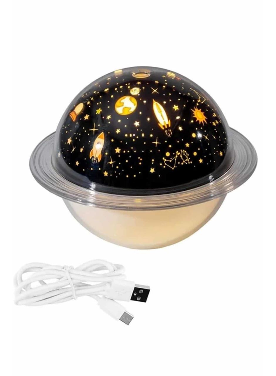 Aromaterapi Hava Nemlendirici Gece Lambası Uzay Model Satürn Oda Kokusu
