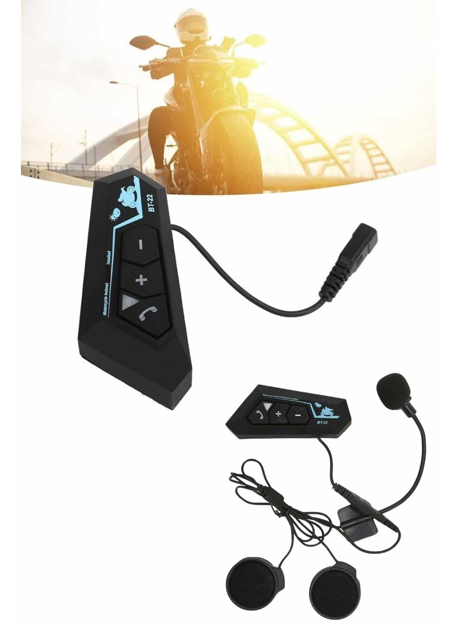 Bluetooth Kask Kulaklığı Intercom 5.0 Bluetooth Android ve İOS Uyumlu