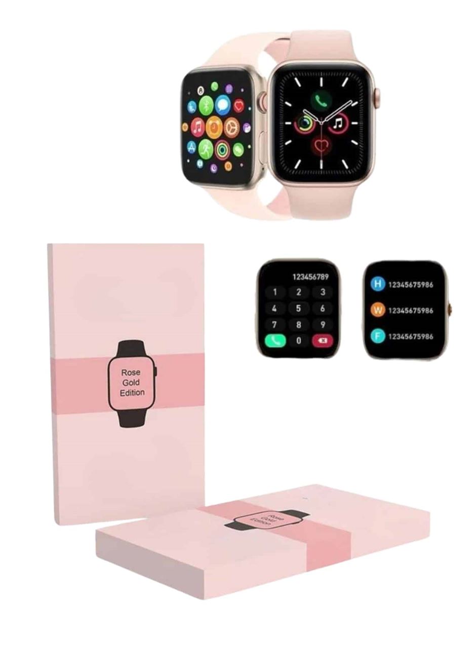 Yeni Nesil Kadın Akıllı Saat Rose Gold Android ve İos Uyumlu