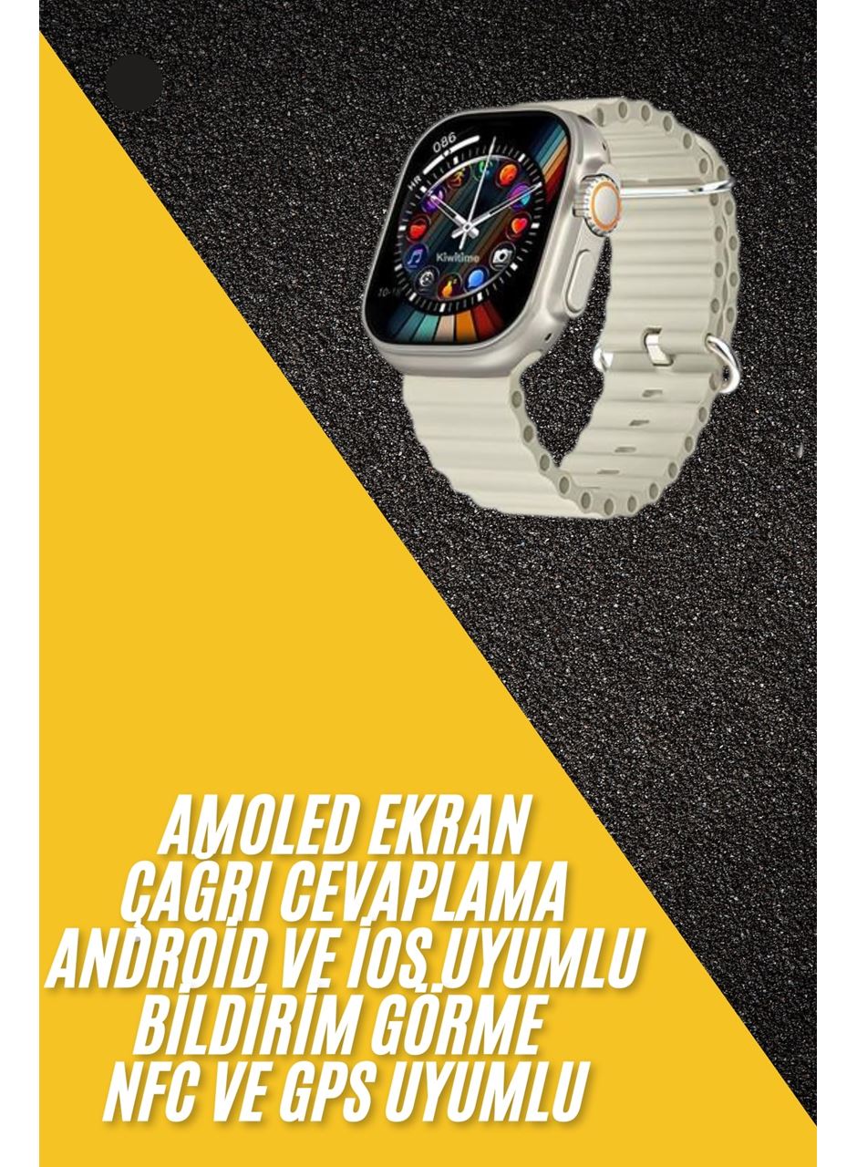 Akıllı Saat Kol Saati Android ve İOS Uyumlu Nabız Ölçer Sesli Asistan