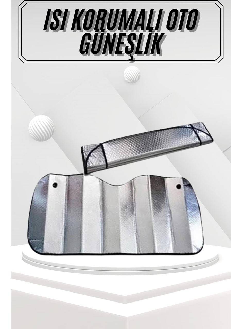 Güneşlik Koruyucu Perde Metalize Oto Araç Araba Güneşliği Ön Cam Güneşliği