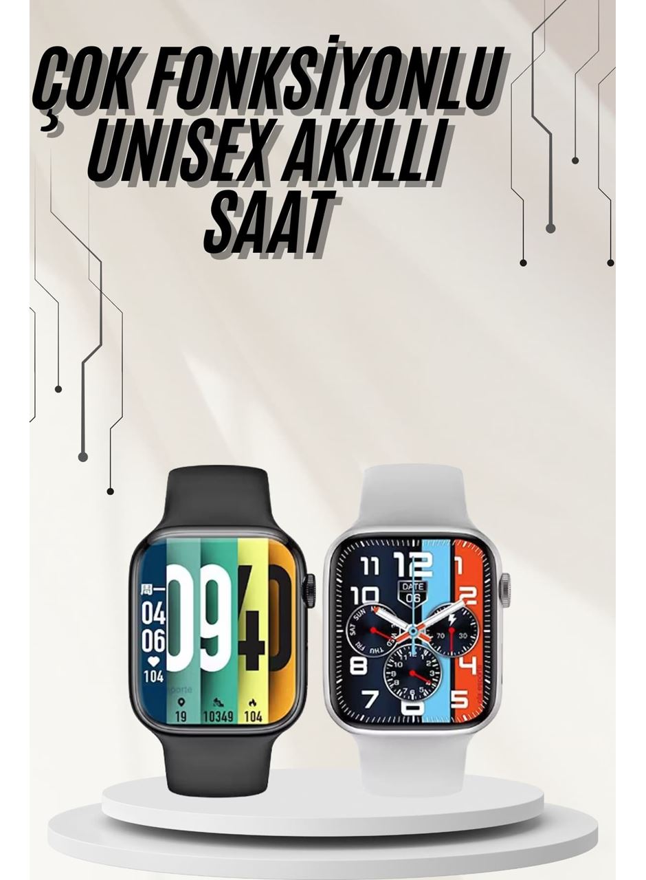 Plastik Kordonlu Kalp Atışı Uyku Takibi ve Çağrı Cevaplayabilen Akıllı Saat