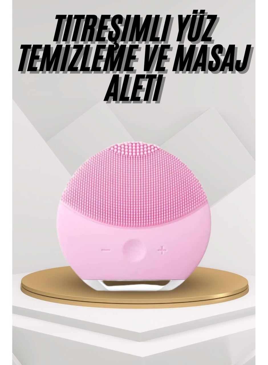 Hassas Ciltlere Özel Titreşimli Yüz Temizleme ve Masaj Aleti