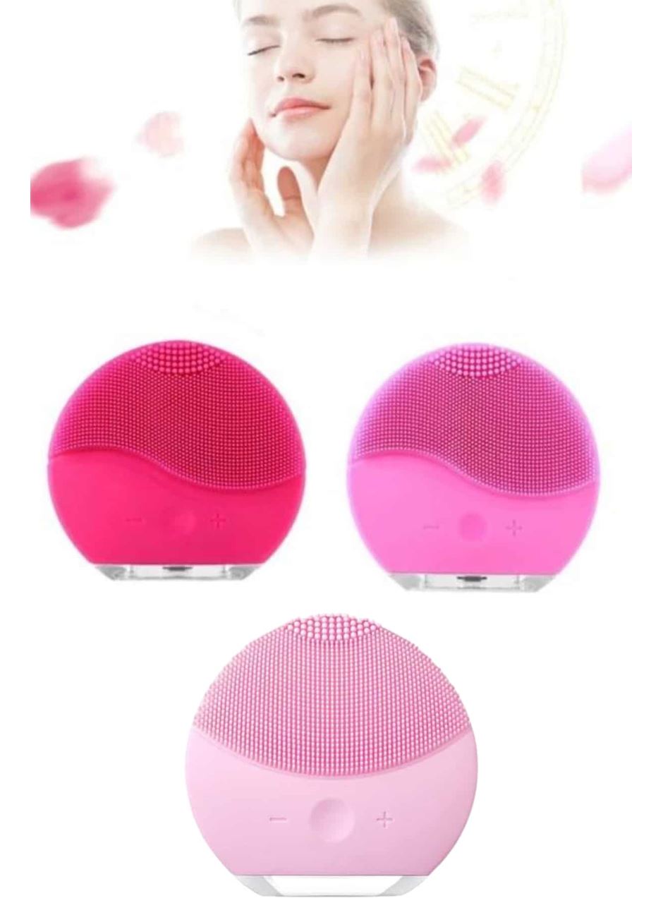 Hassas Ciltlere Özel Titreşimli Yüz Temizleme ve Masaj Aleti