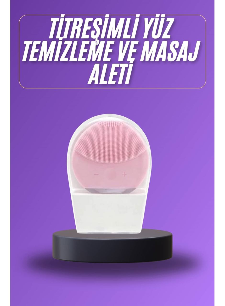 Titreşimli Yüz Masaj Aleti Titreşimli Makyaj Temizleme Cihazı